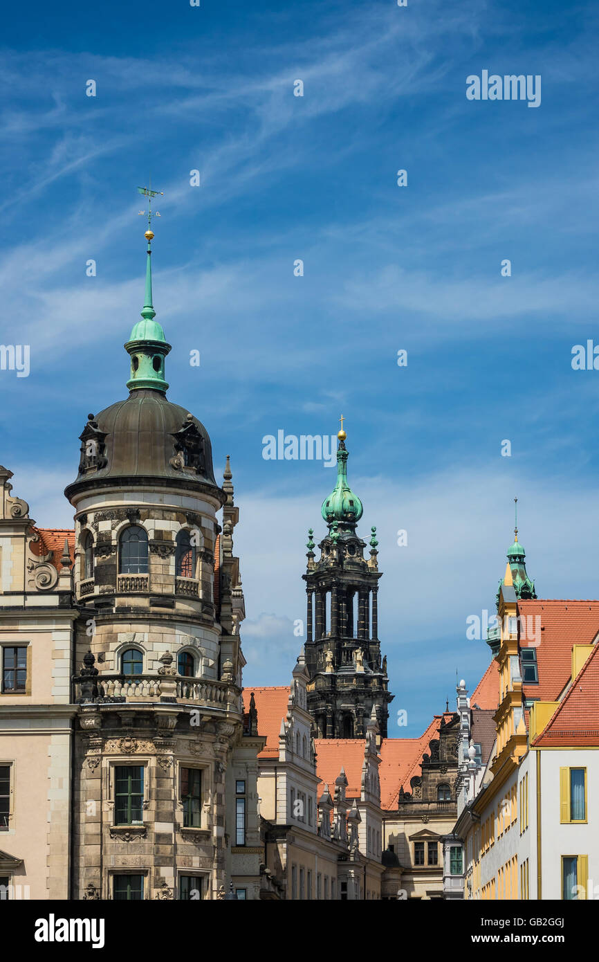 Historical buildings in Dresden (Germany Stock Photo Alamy