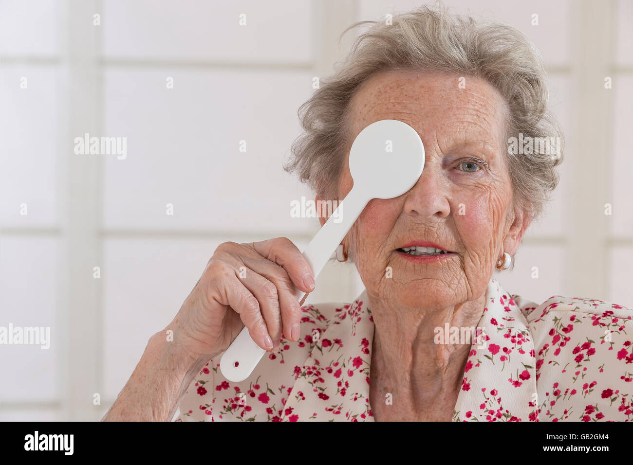 senior Vision control at specialist Stock Photo Alamy