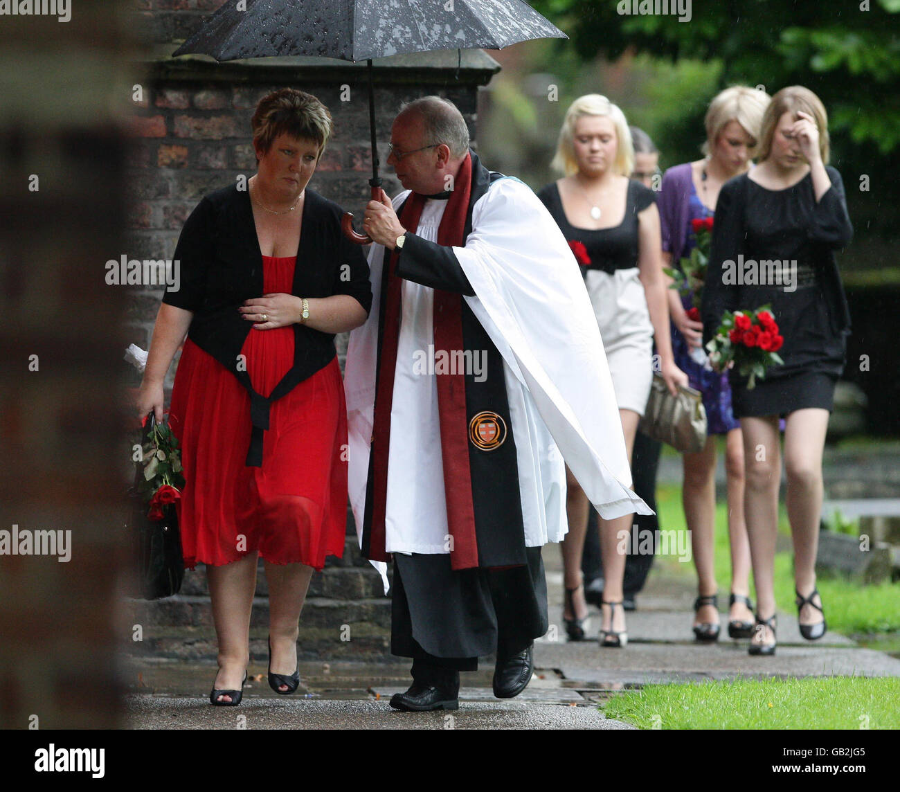 Memorial service for Garry Newlove Stock Photo