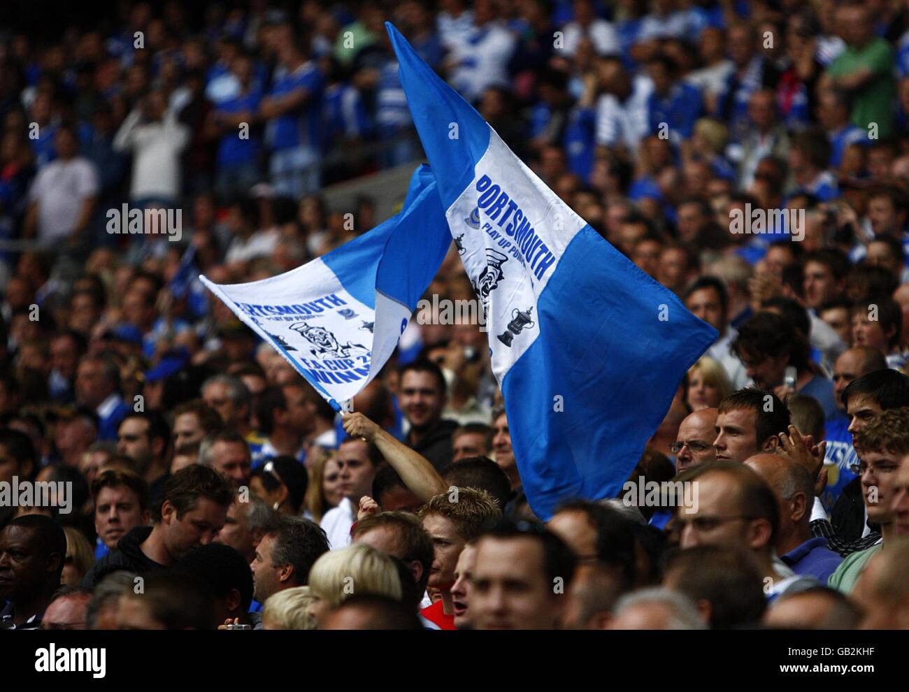 Soccer - Community Shield - Portsmouth v Manchester United - Wembley Stadium Stock Photo