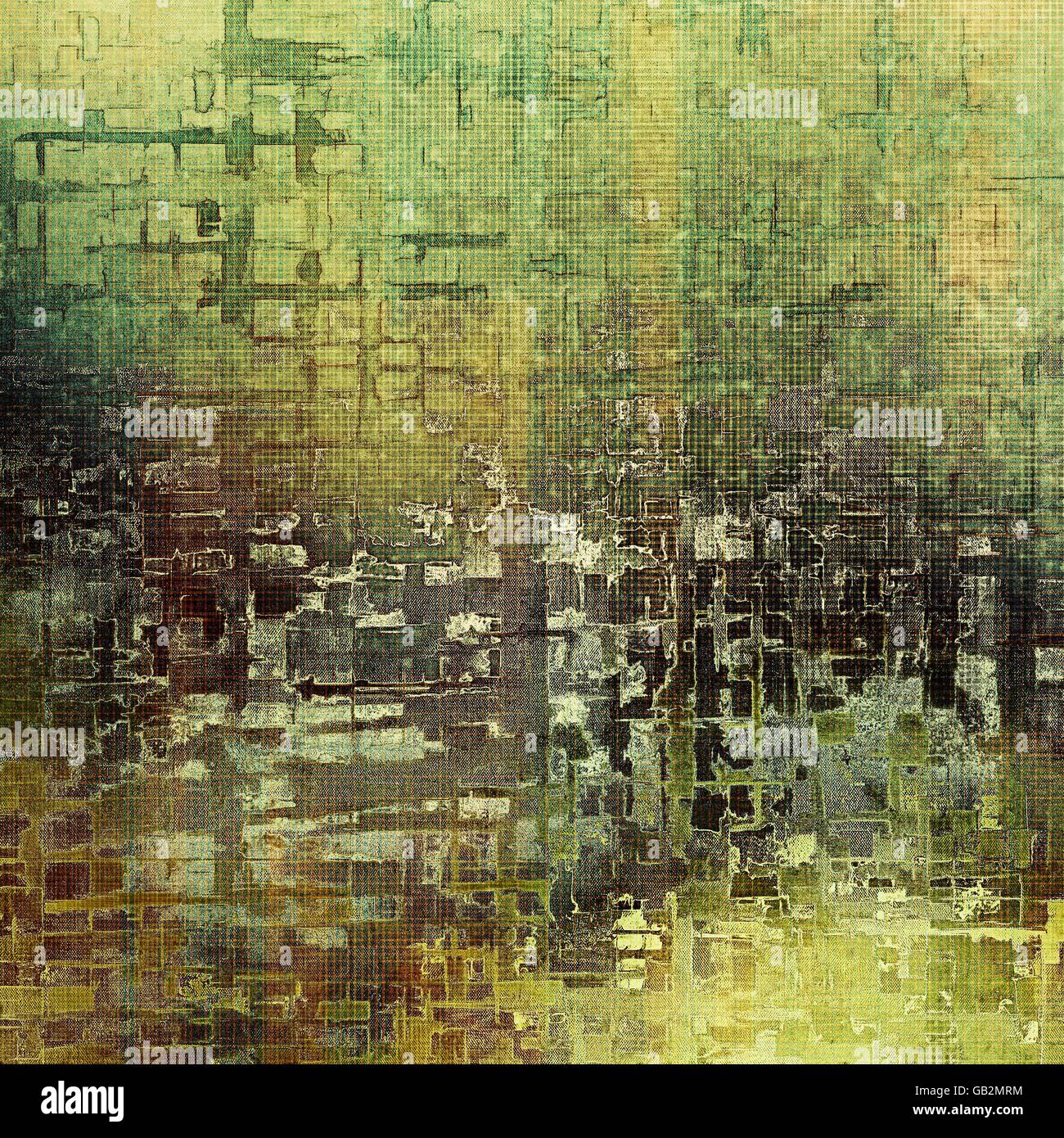 Vintage design background - Grungy style ancient texture with different ...
