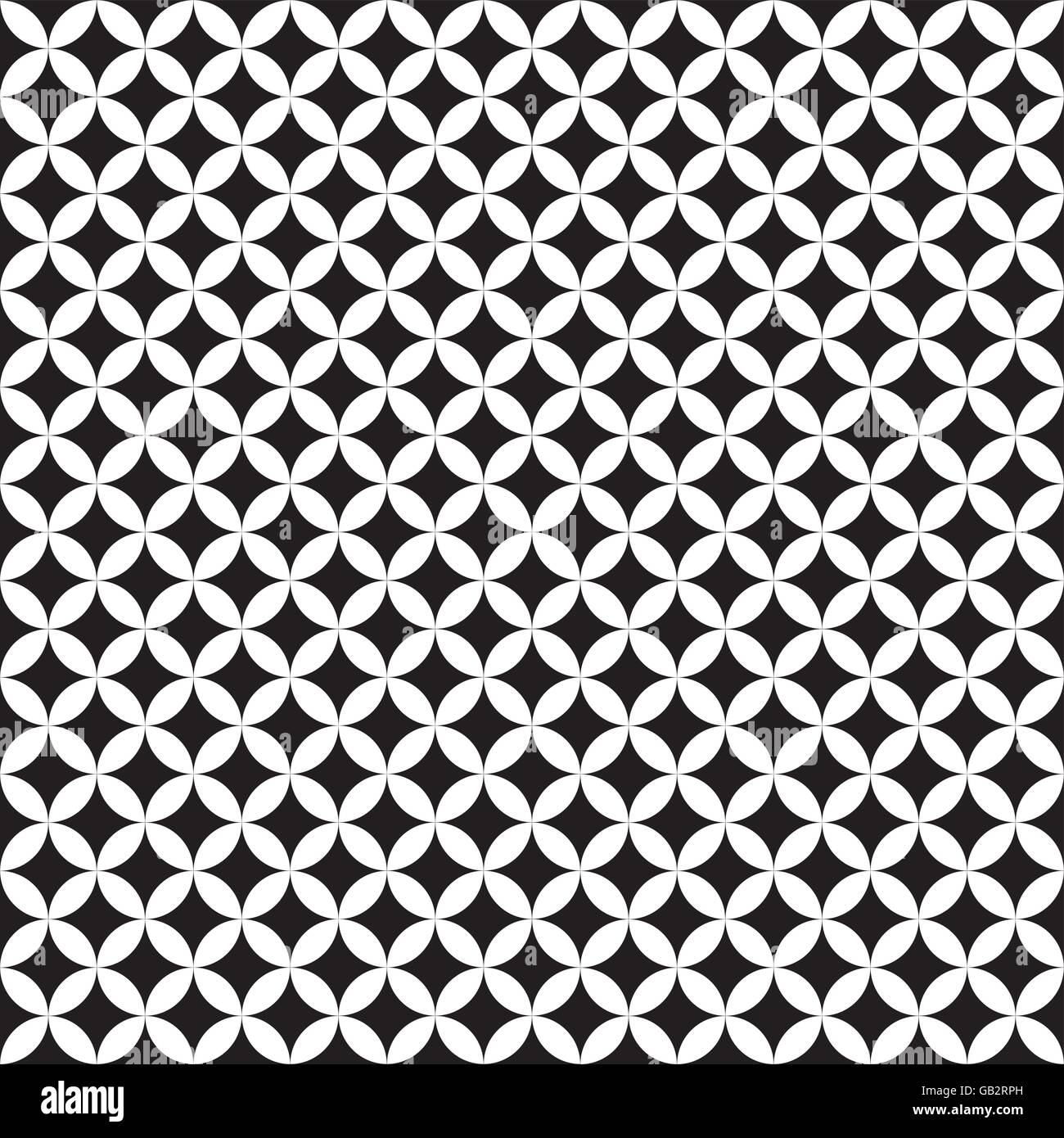 Seamless vintage Intersecting circle Pattern Stock Vector Image & Art ...