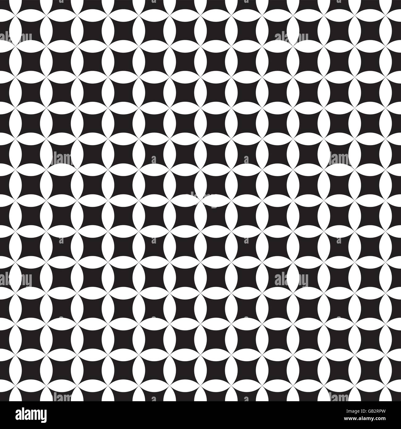 Seamless vintage Intersecting circle Pattern Stock Vector Image & Art ...