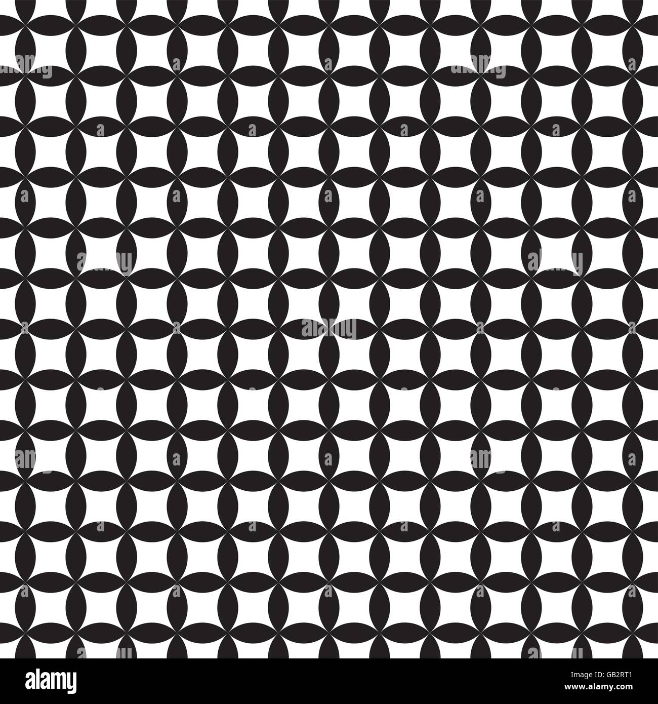 Seamless vintage Intersecting circle Pattern Stock Vector Image & Art ...