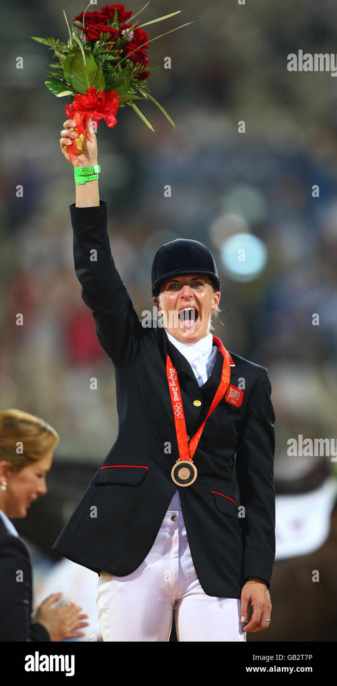 Tina Cook Great Britain's Tina Cook celebrates the bronze medal that she won ...