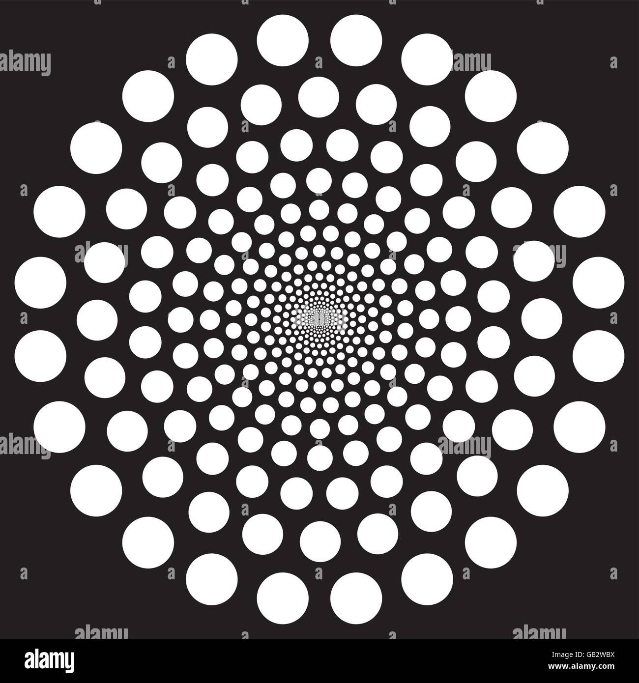 Abstract Radiating Patterns Radiating circles texture Stock Vector Images - Alamy