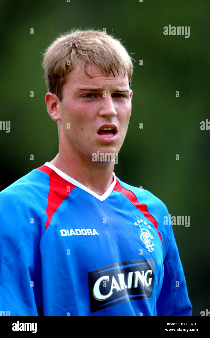 Soccer - Friendly - VFB Auerbach v Glasgow Rangers Stock Photo