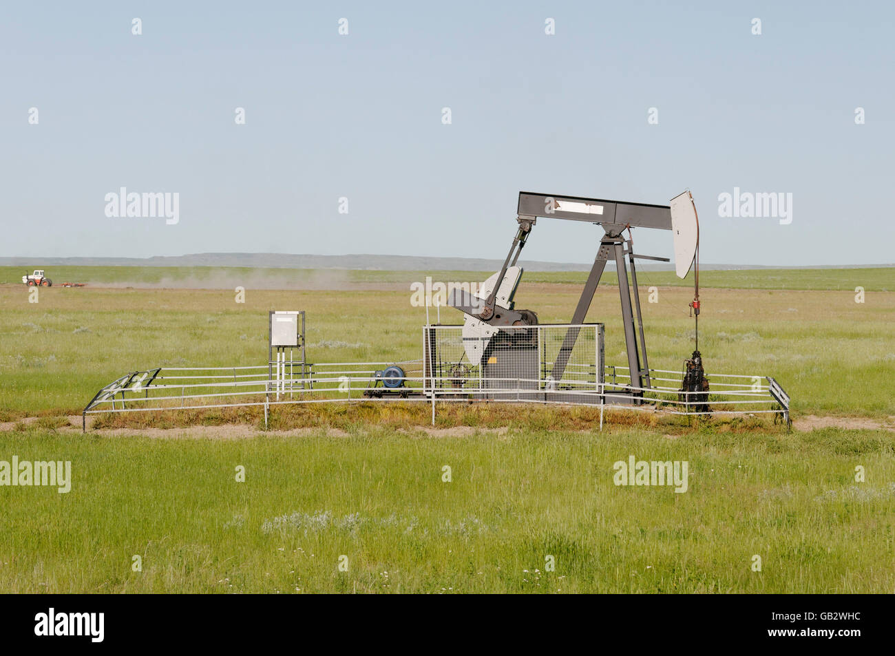 Oil pump, Alberta, Canada Stock Photo