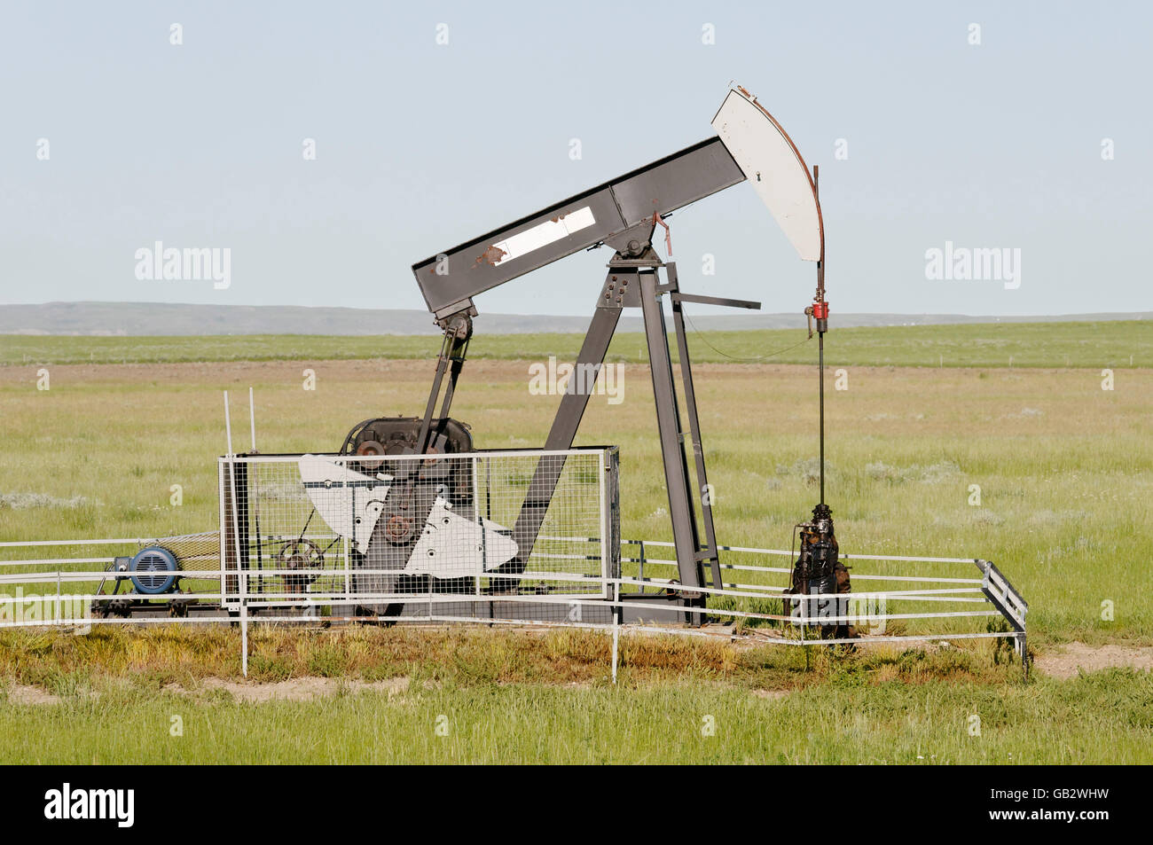 Oil pump, Alberta, Canada Stock Photo