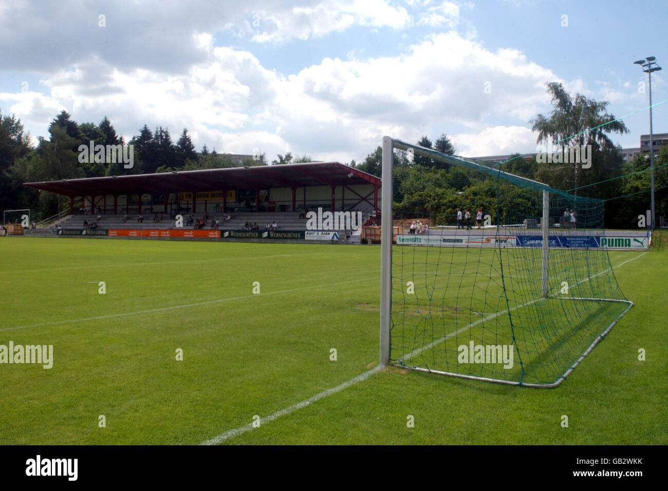 Soccer - Friendly - VFB Auerbach v Glasgow Rangers. Home ground of VFB Auerbach Stock Photo