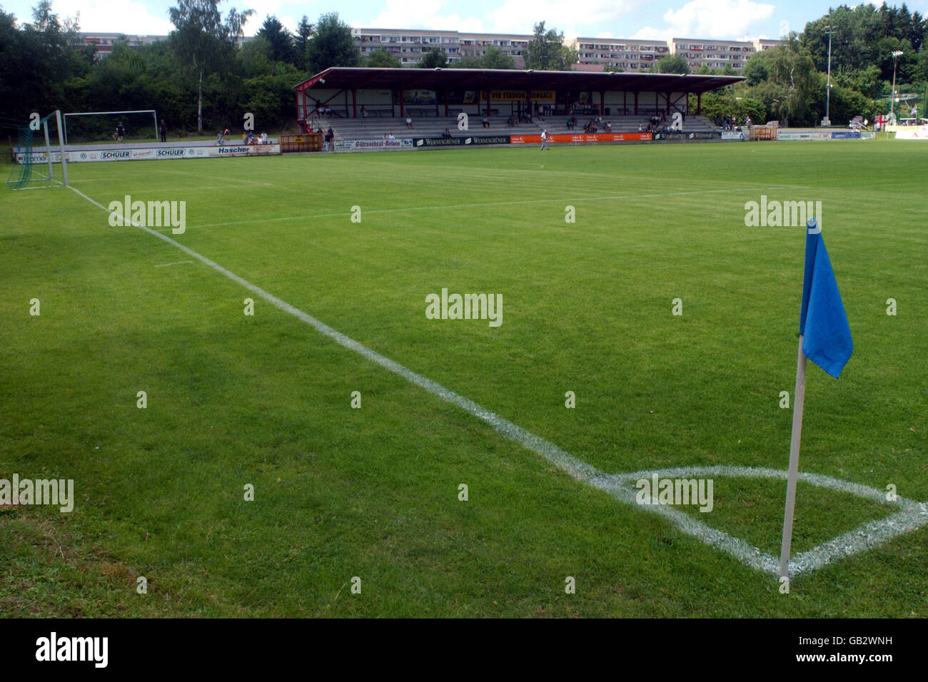 Soccer - Friendly - VFB Auerbach v Glasgow Rangers. Home ground of VFB Auerbach Stock Photo