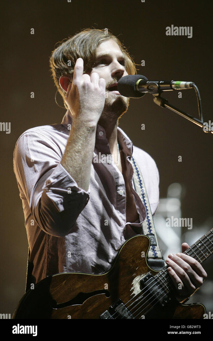 Kings of Leon in concert London Stock Photo Alamy