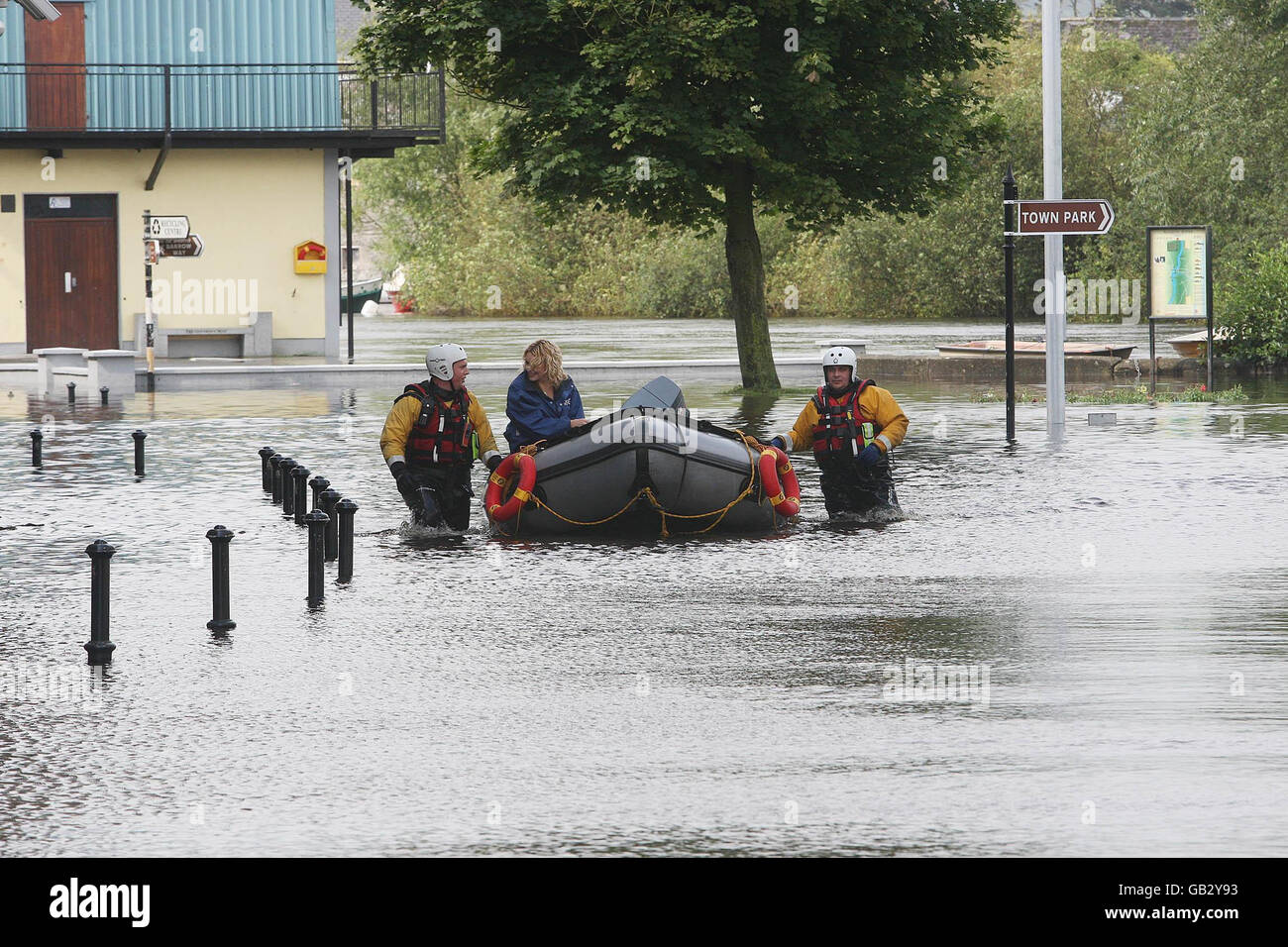 Severe floods in Northern Ireland Stock Photo Alamy