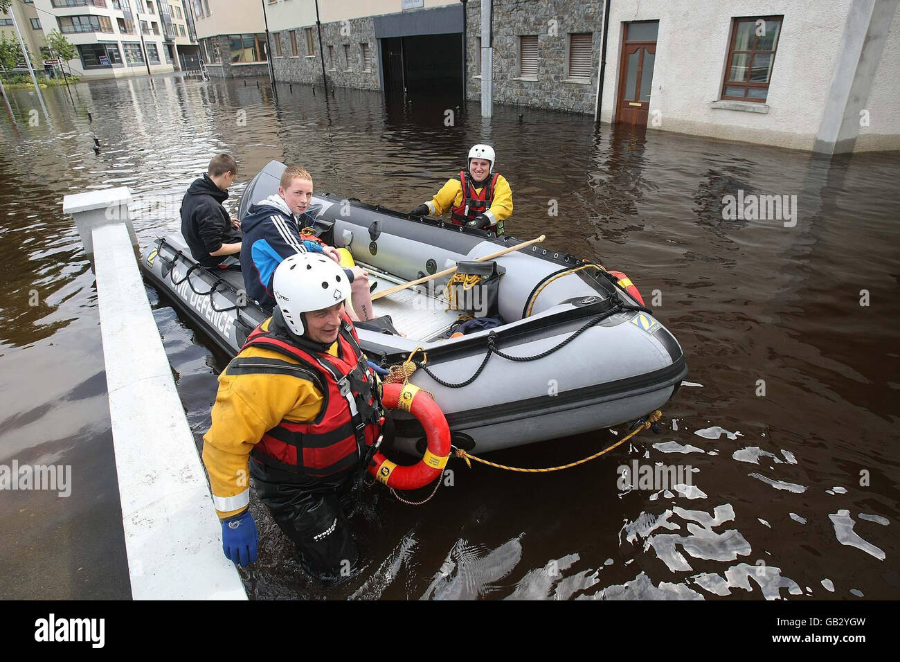 Severe floods in Northern Ireland Stock Photo Alamy