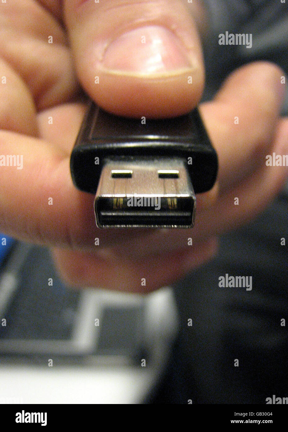 A general view of a memory stick. The names, addresses and expected