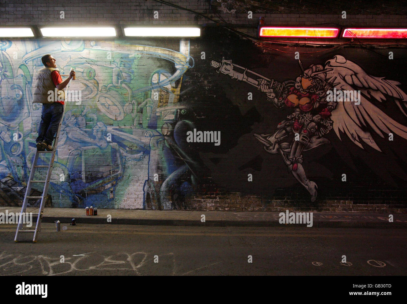 Graffiti art exhibition Stock Photo Alamy