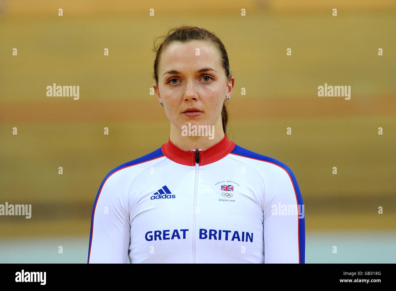 Olympics - Beijing Olympic Games 2008 - Day Eleven. Great Britain's Victoria Pendleton Stock Photo
