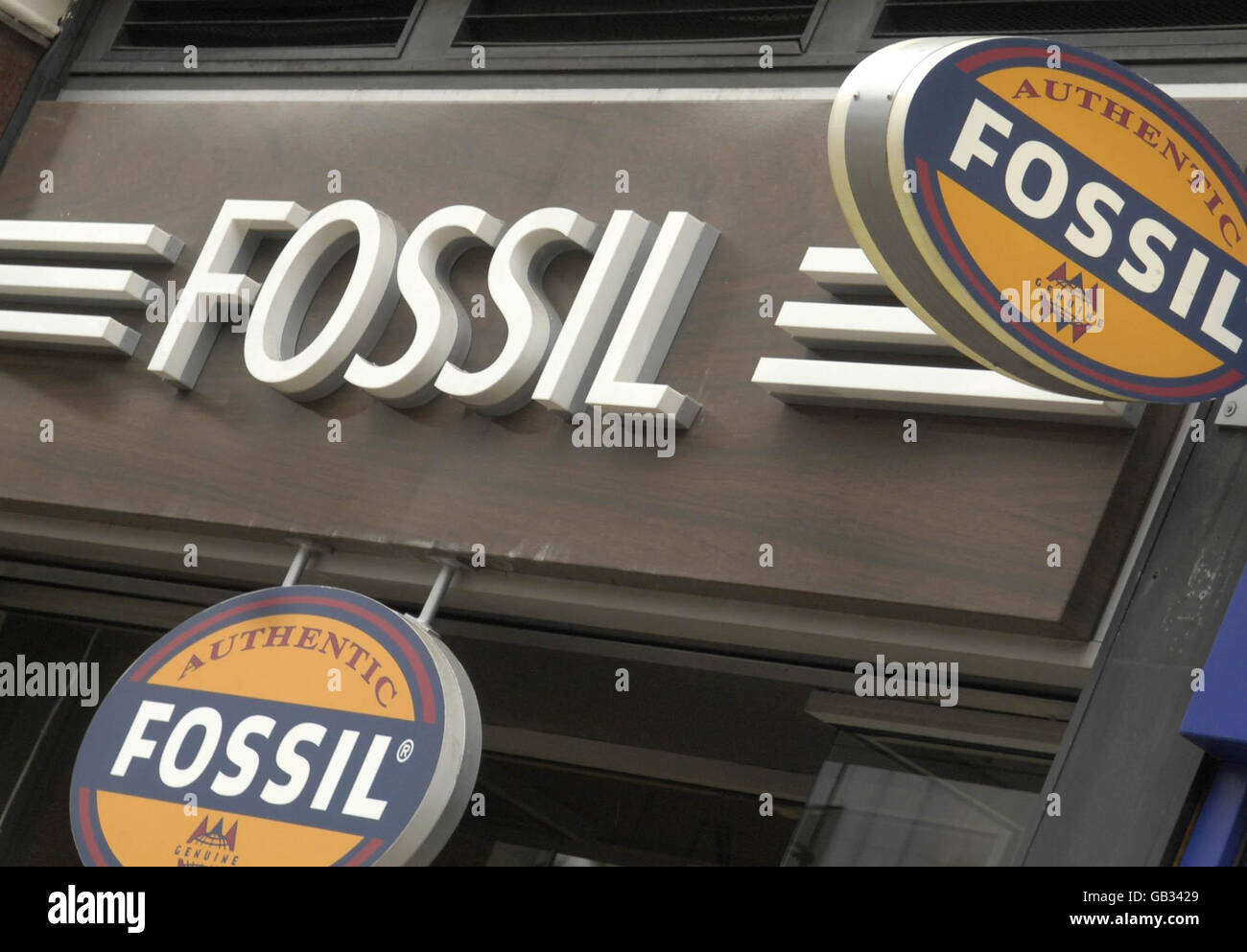 Fossil store on Oxford Street London England U.K Stock Photo Alamy