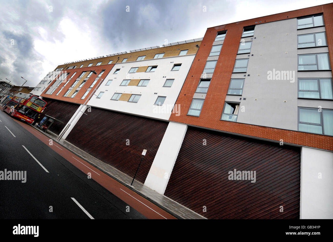 General view of Lovelace House, a shared ownership housing scheme on