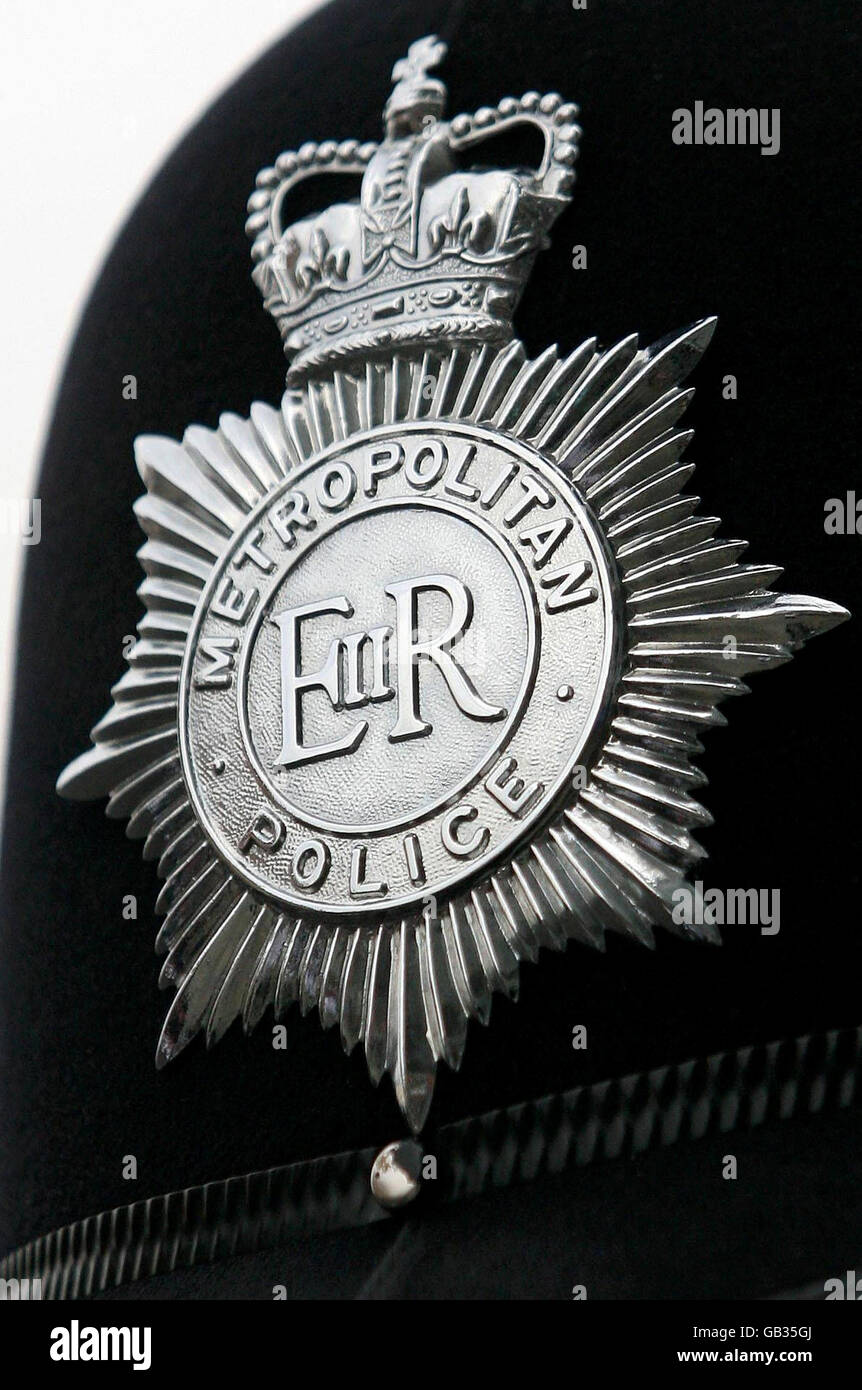 Metropolitan Police Service badge. Metropolitan Police Service badge. Stock Photo