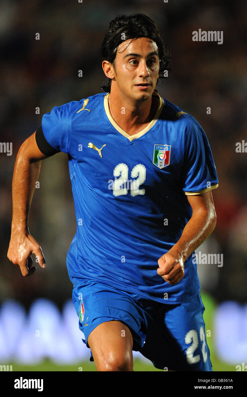 Soccer - International Friendly - Italy v Austria - Stade Du Ray. Alberto Aquilani, Italy Stock Photo