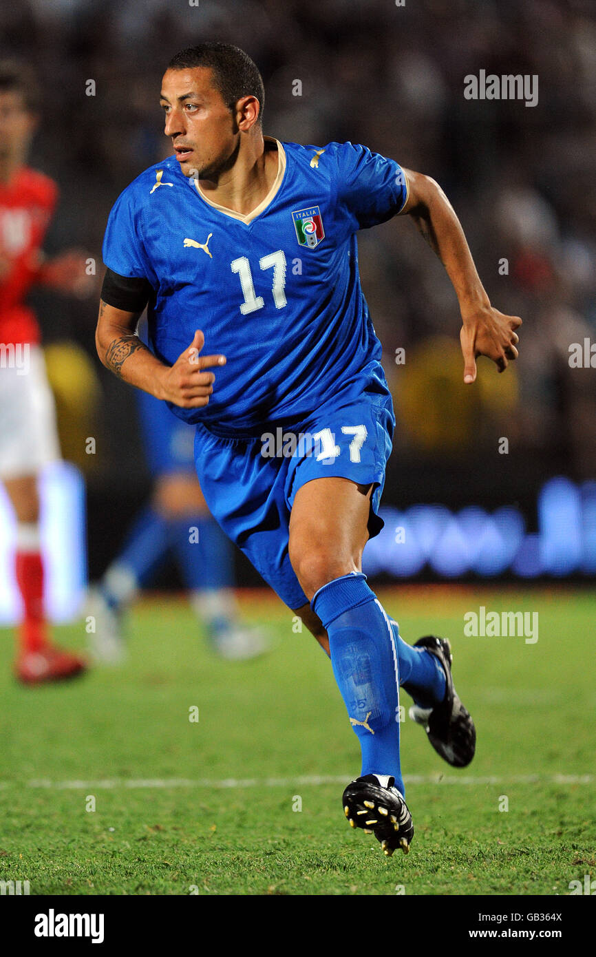 Soccer - International Friendly - Italy v Austria - Stade Du Ray Stock Photo