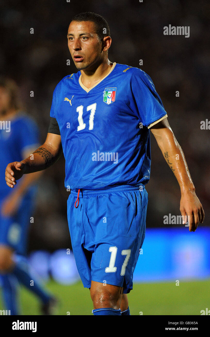 Soccer - International Friendly - Italy v Austria - Stade Du Ray. Angelo Palombo, Italy Stock Photo