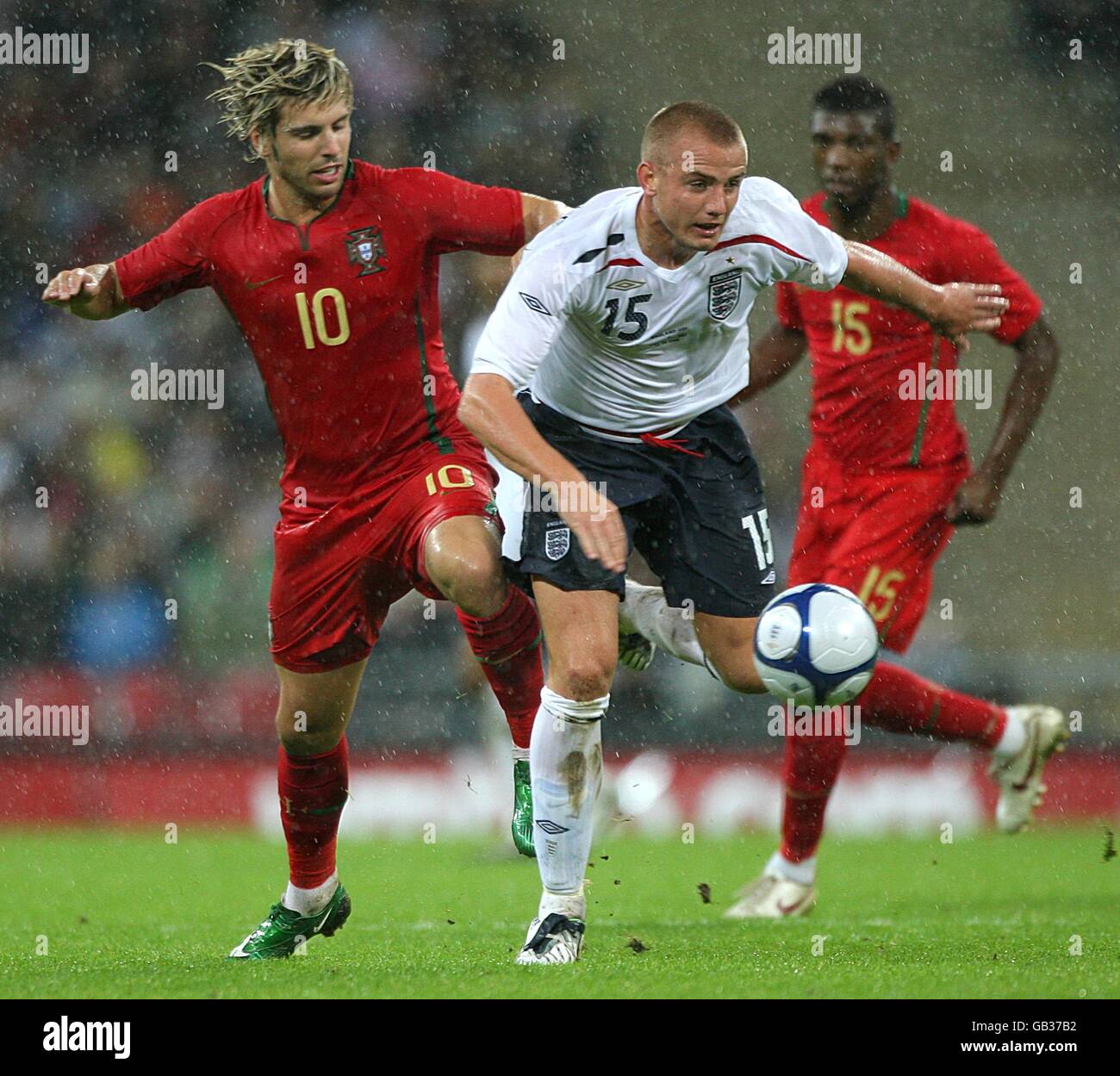 Soccer - UEFA European Under 21 Championship 2009 Qualifying - Group 3 - England v Portugal - Wembley Stadium Stock Photo