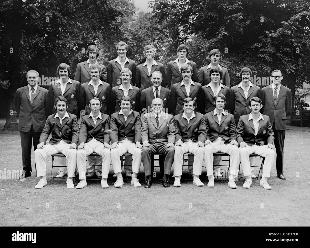 Cricket - Photocall - Australian Cricket Team - Old Trafford Stock Photo