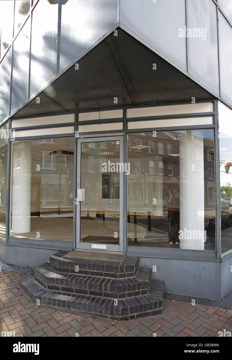 Former offices estate agents felicity j lord hires stock photography