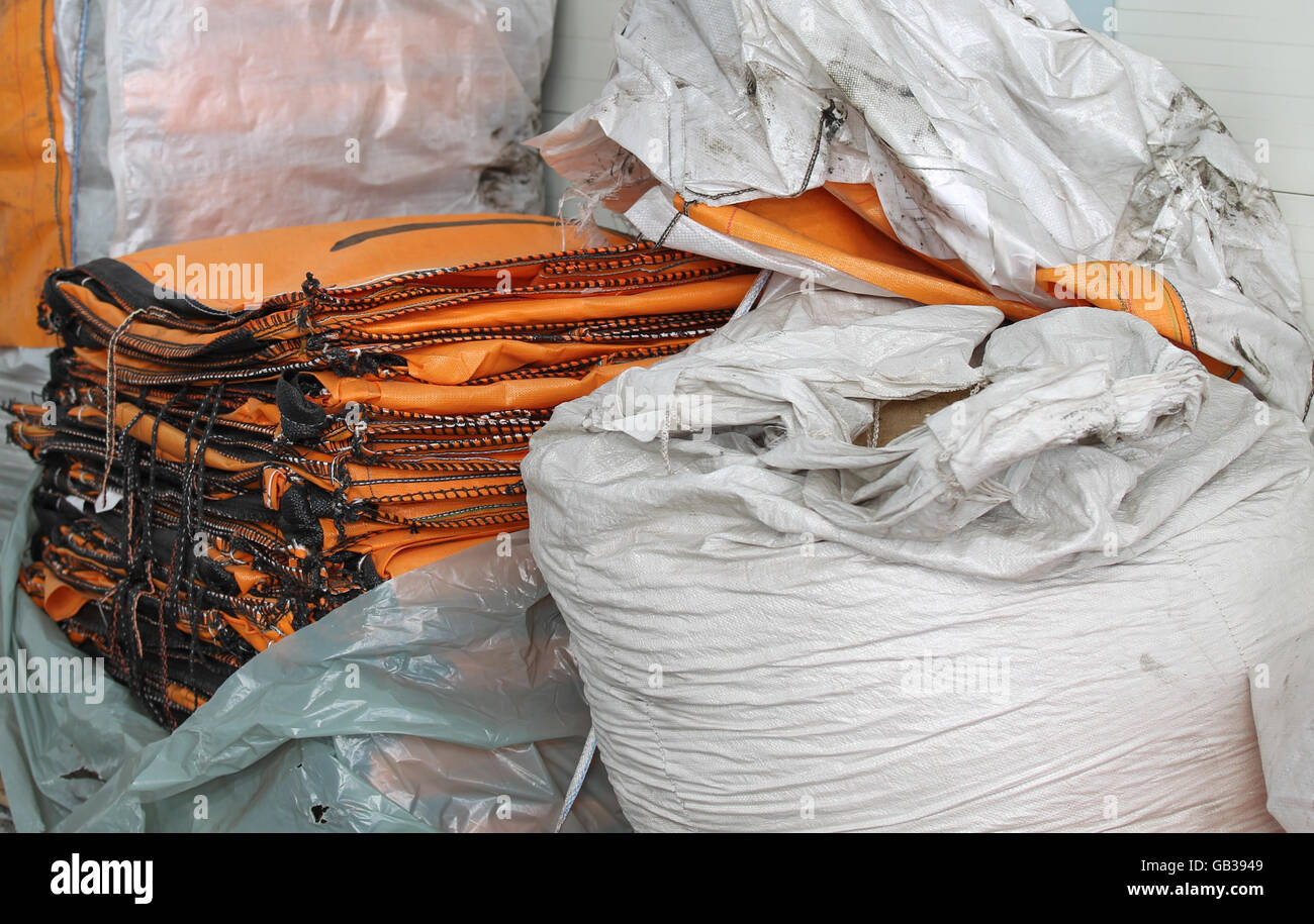durable bags for stuffing bulk industrial products Stock Photo Alamy