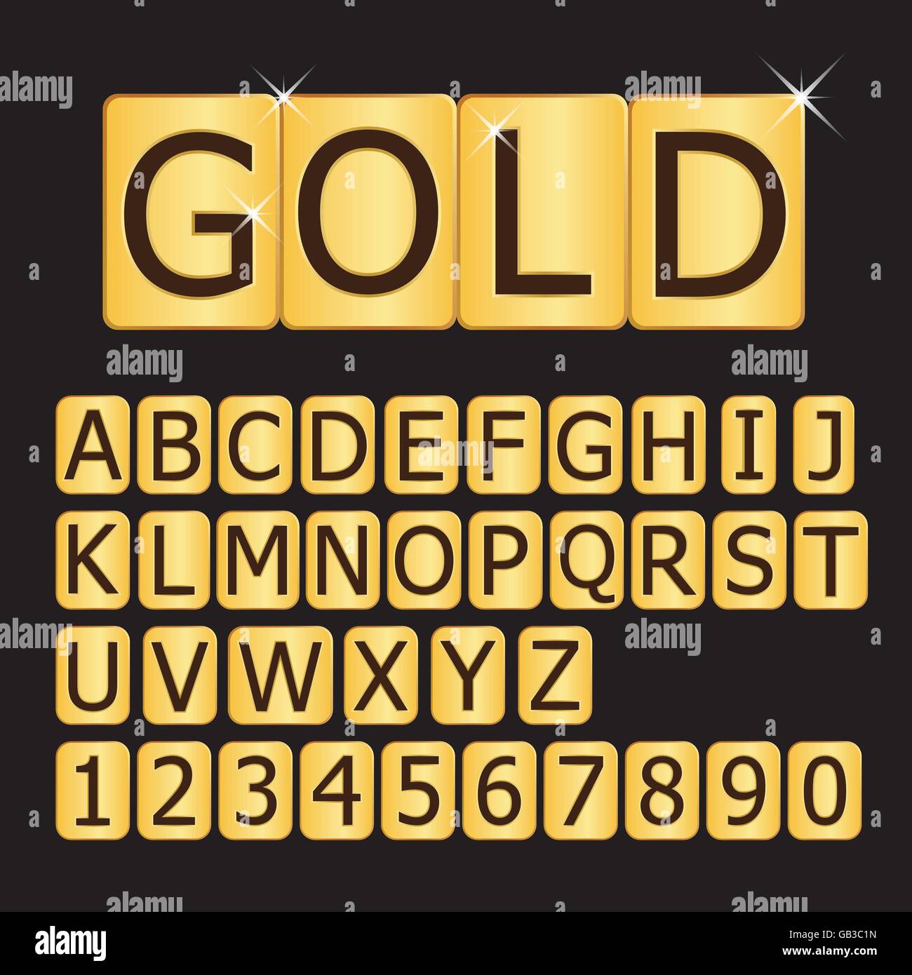 Gold letters hi-res stock photography and images - Alamy