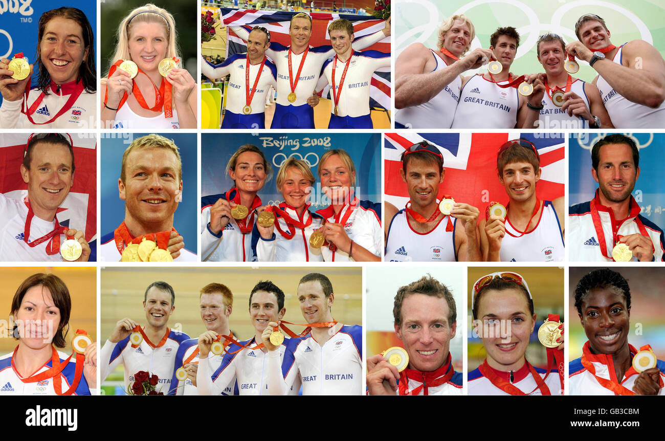 Olympic Gold Medal winners Stock Photo Alamy