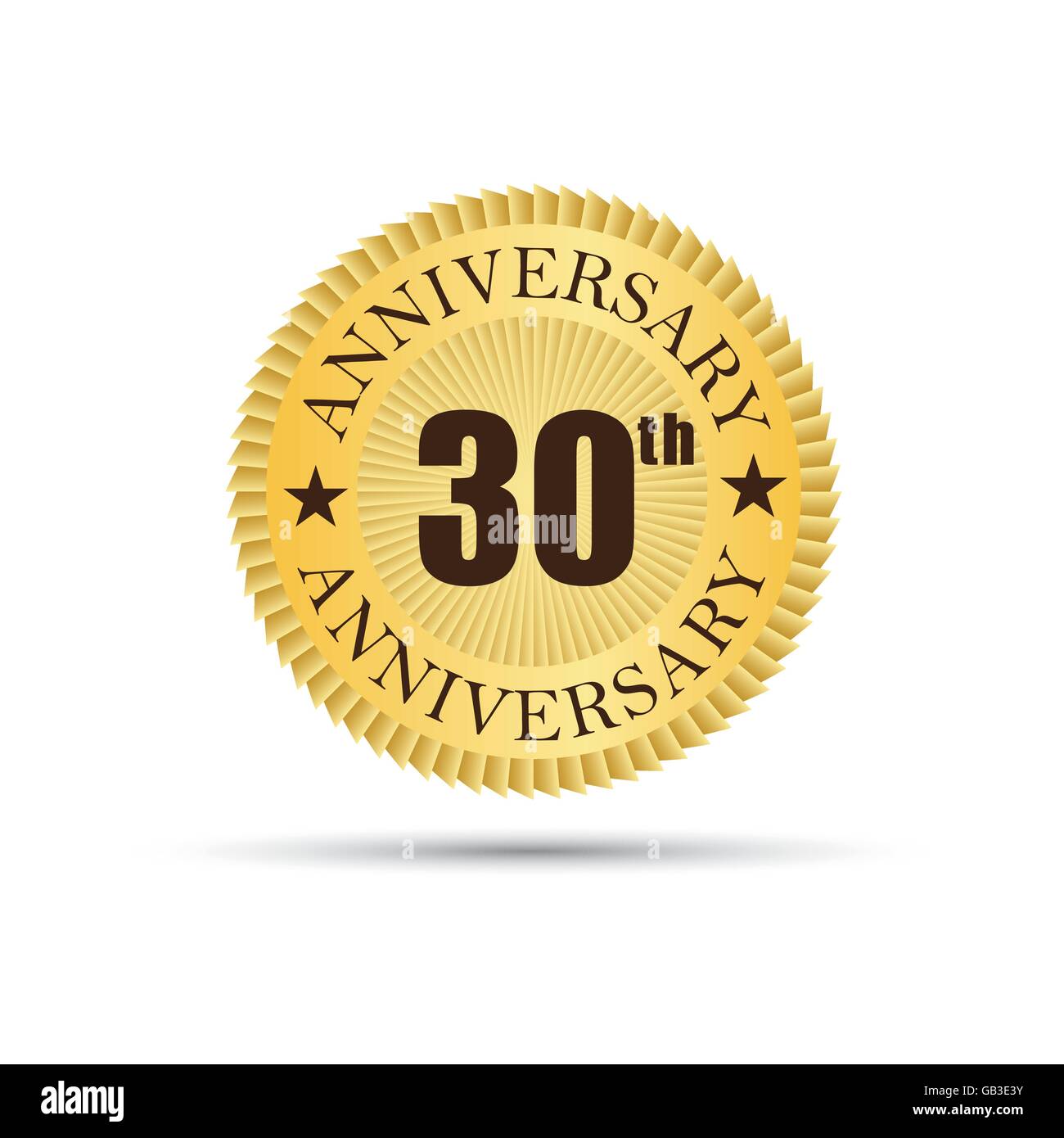 Golden Label Badge 30 Years Anniversary Logo Stock Vector Image Art Alamy Golden Label Badge 30 Years Anniversary Logo Stock Vector Image Art Alamy