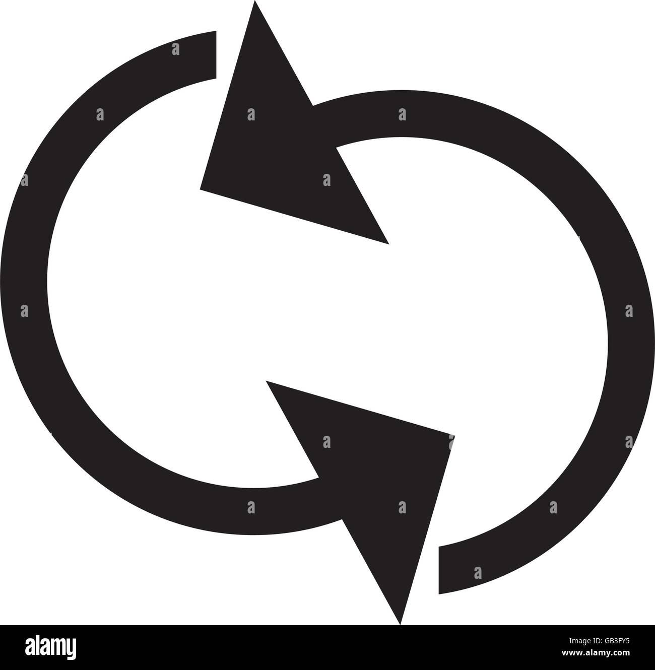 refresh circular arrows icon Stock Vector Image & Art - Alamy
