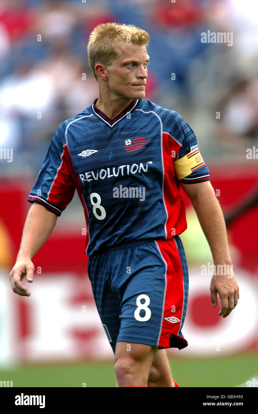 Soccer - American MLS - New England Revolution v NY/NJ Metro Stars. Joe Franchino, New England Revolution Stock Photo