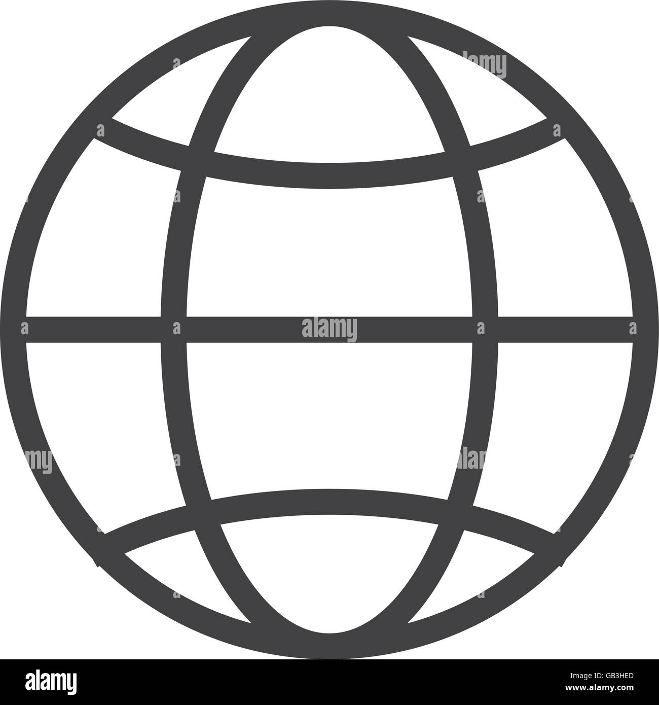 earth globe diagram icon Stock Vector Image & Art - Alamy