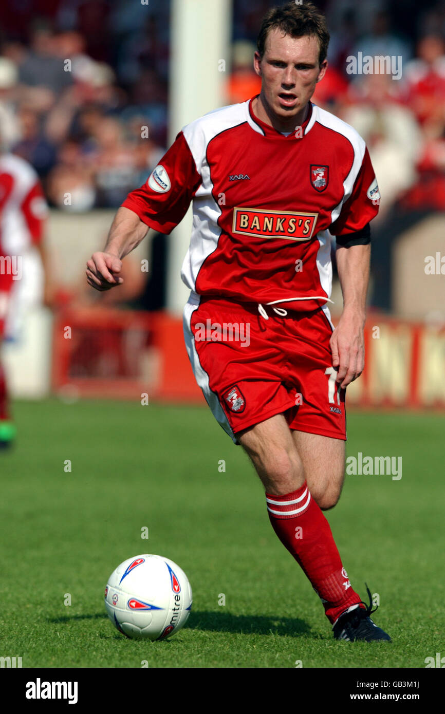 Soccer - Nationwide Division One - Walsall v West Bromwich Albion. Darren Wrack, Walsall Stock Photo