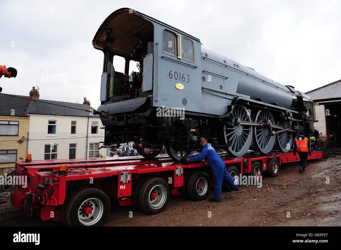 New steam starts its journey Stock Photo Alamy