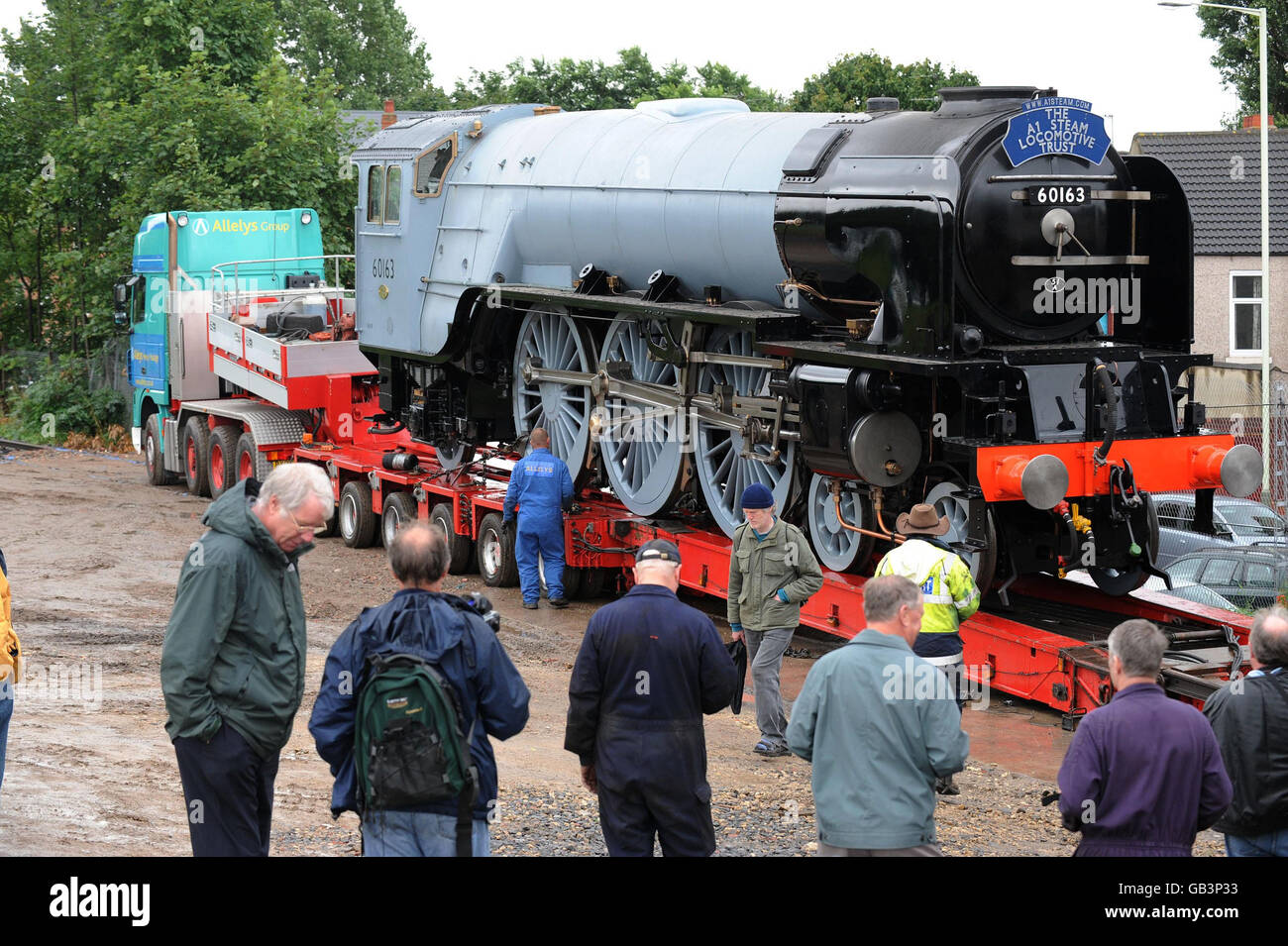 New steam starts its journey Stock Photo Alamy