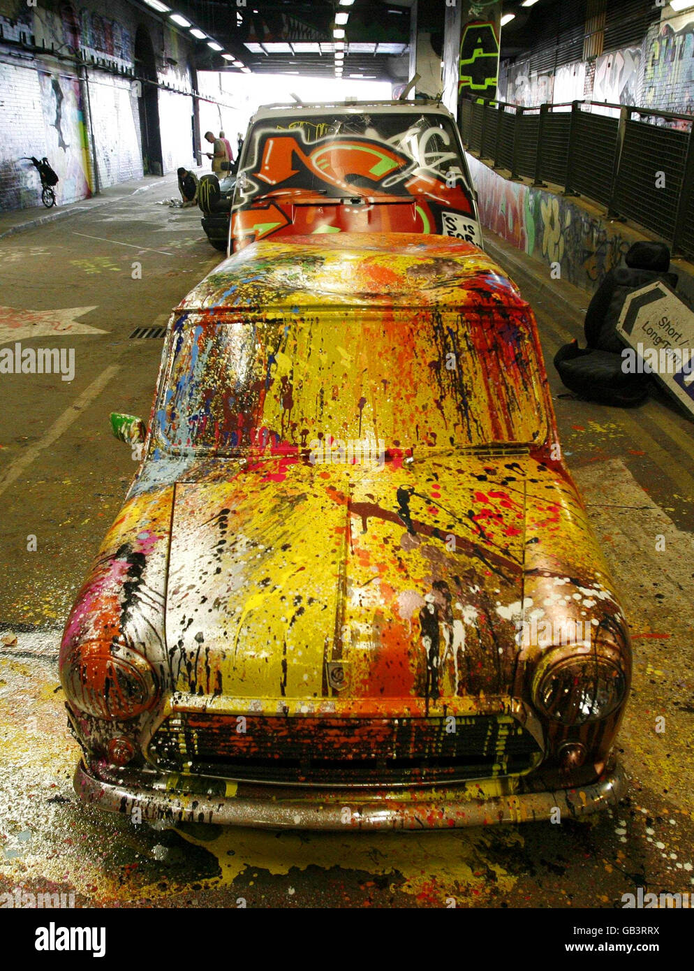 Graffiti art exhibition Stock Photo Alamy