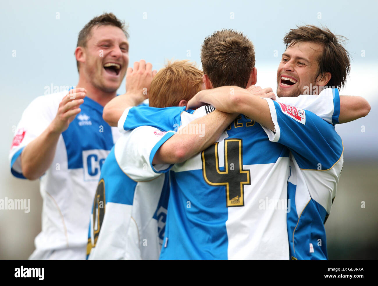 Soccer - Coca-Cola Football League One - Bristol Rovers v Hereford United - Memorial Stadium Stock Photo