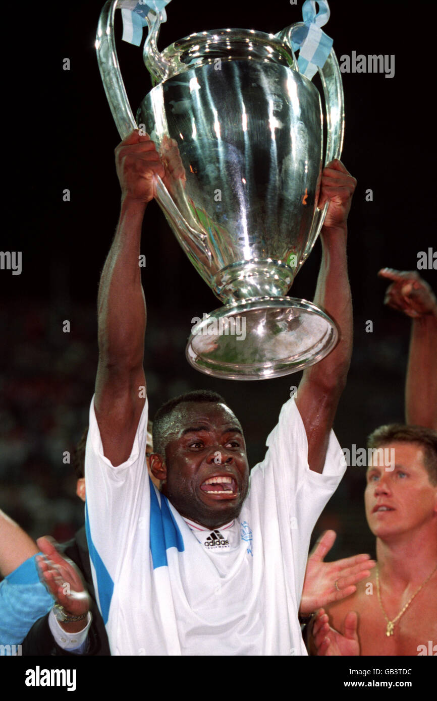 Soccer - UEFA Champions League - Final - Olympique Marseille v AC Milan -  Olympic Stadium, Munich Stock Photo - Alamy