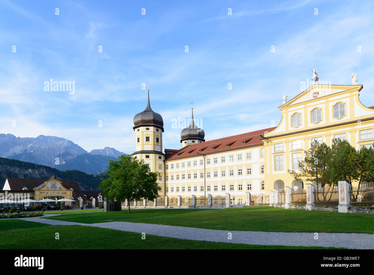 Stams Stams Monastery, Cistercian Austria Tirol, Tyrol Stock Photo