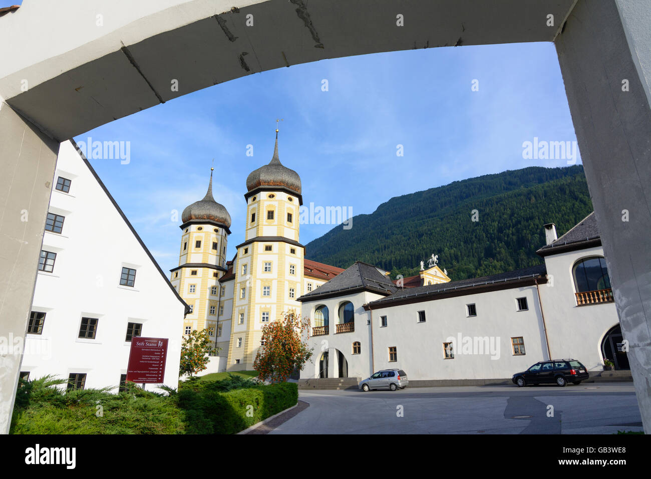 Stams Stams Monastery, Cistercian Austria Tirol, Tyrol Stock Photo