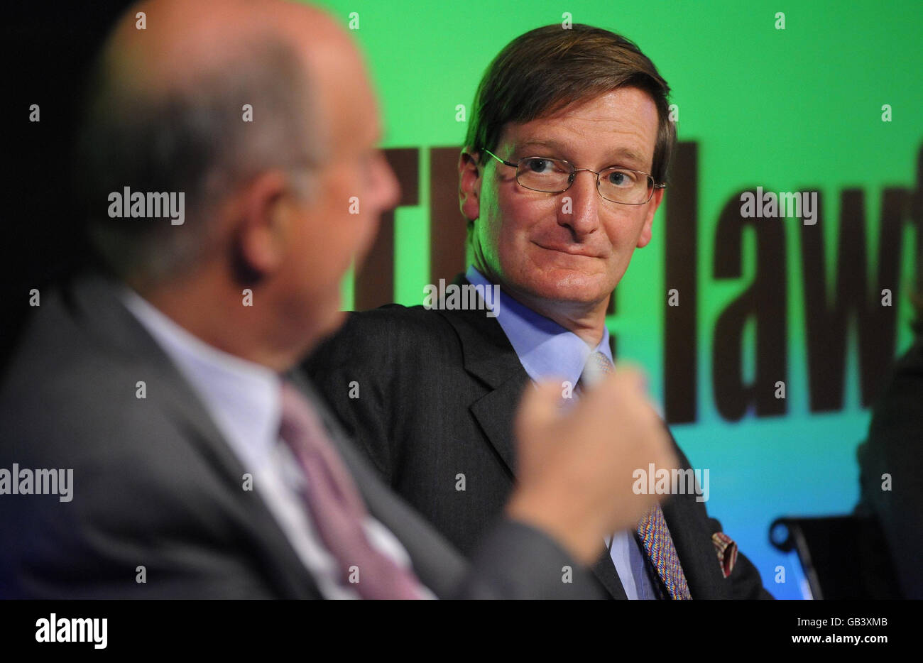 Conservative Shadow Home Secretary Dominic Grieve at the launch Reform's Lawful Society report on the nature of crime and the incentives in the criminal justice system in London. Stock Photo