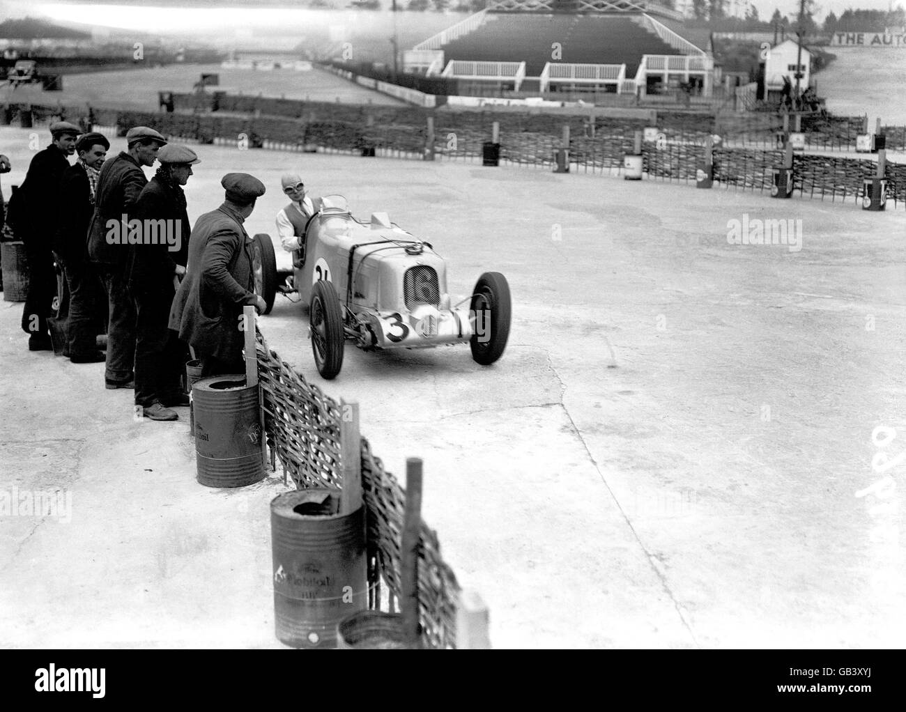 Motor Racing - MG Women's Le Mans team - Brooklands. George Eyston's MG
