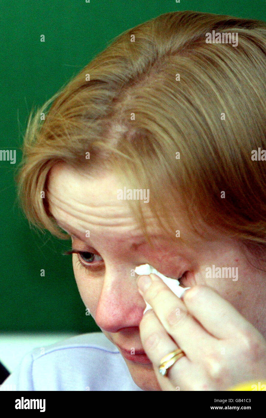 Beverly Baxter speaks to the media during a press conference about her