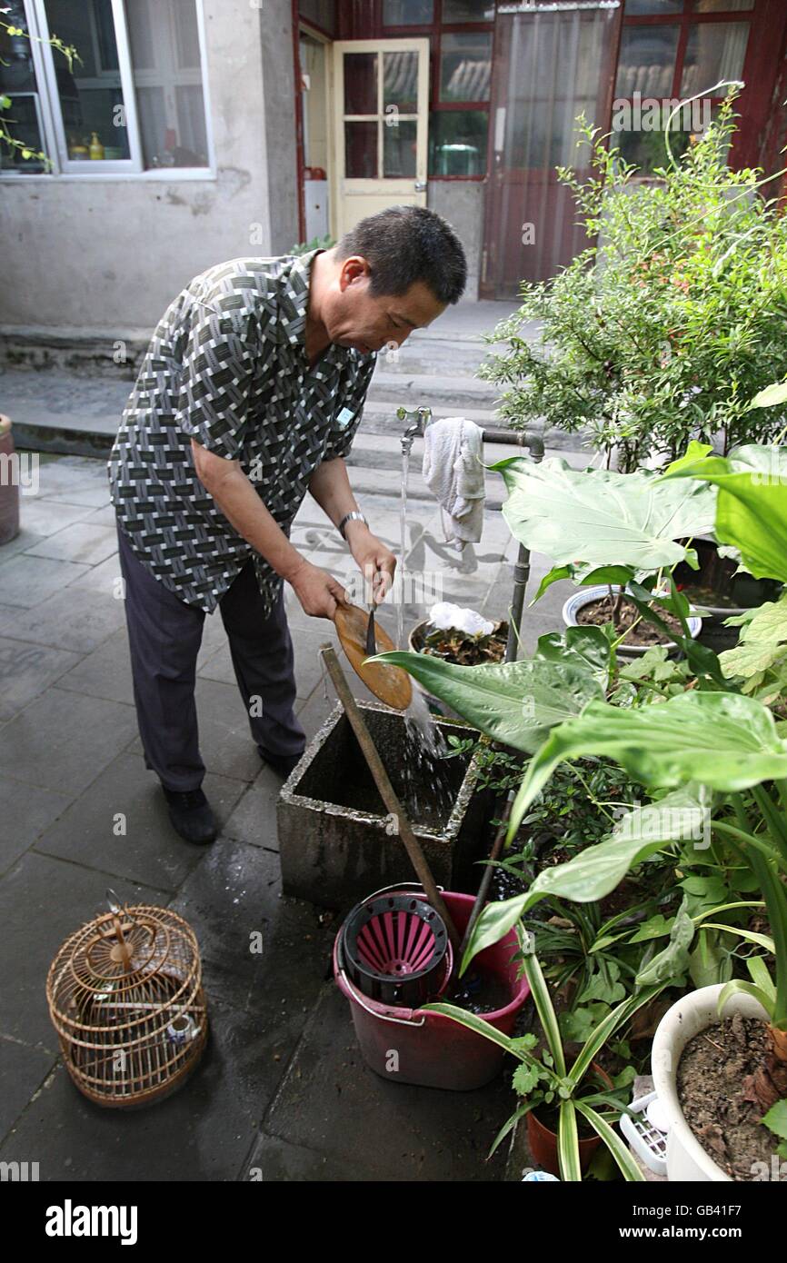 A man in garden in beijing hi-res stock photography and images - Alamy