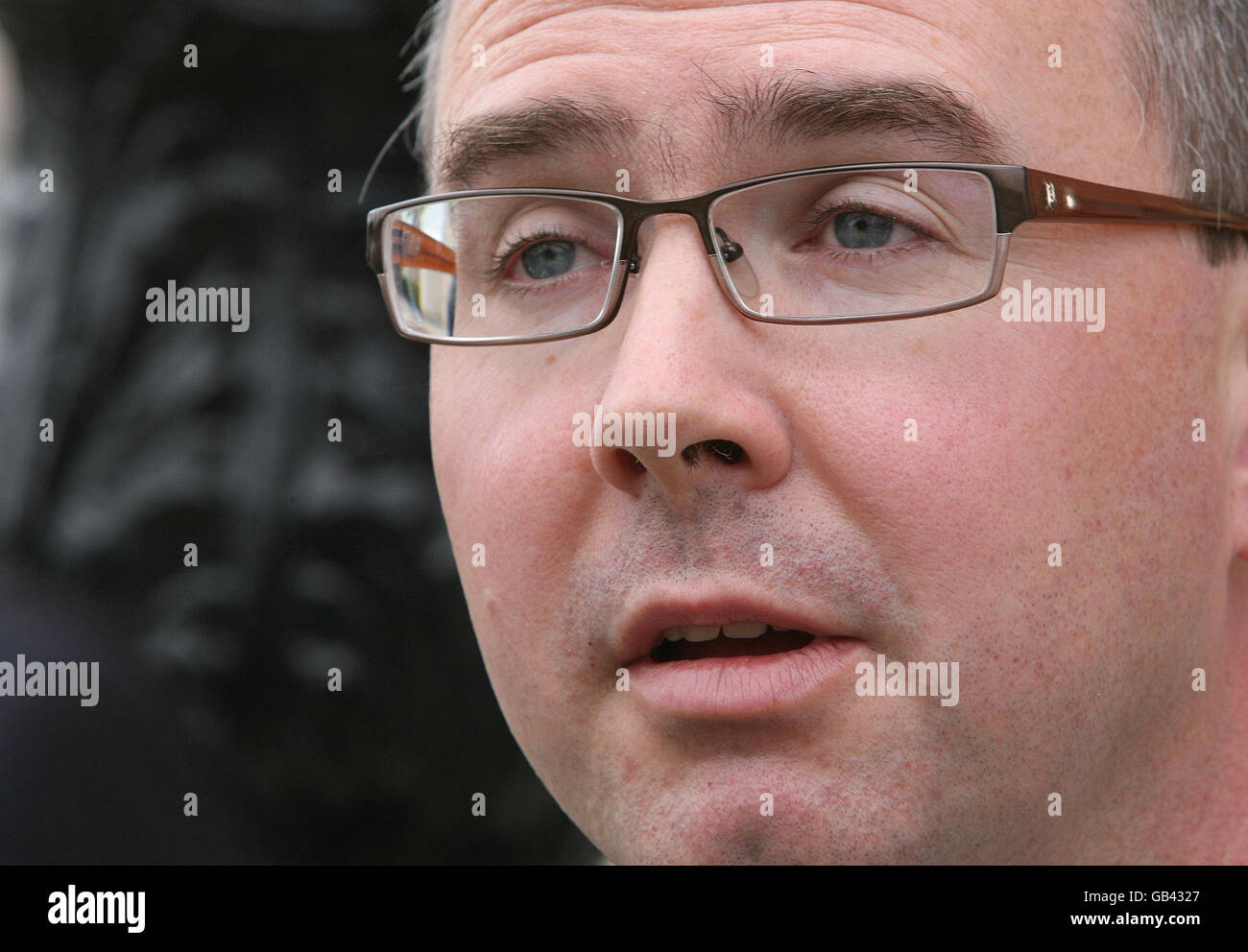Northern Ireland's utility regulator Iain Osborne speaking at Stormont